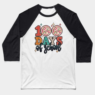 Disco Ball 100 days of school Baseball T-Shirt